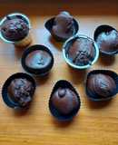 Muffins de chocolate en airfryer