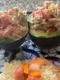Aguacates rellenos de atún