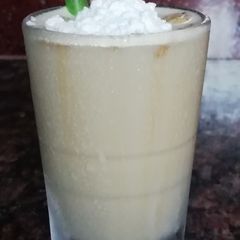 A picture of Dalgona coffee.