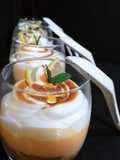 Pie de limón en vasos