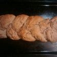 Trenza de pan integral