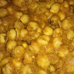 A picture of Chole masala.