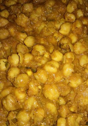 A picture of Chole masala.