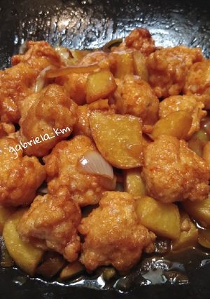 Foto resep Bola Udang Kentang Saos Inggris