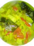 Kepala patin, rebung, tahu masak kuning