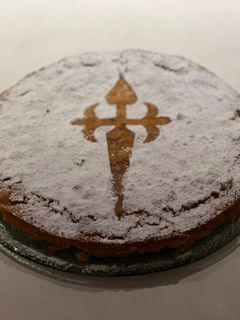 Una foto de Tarta de Santiago