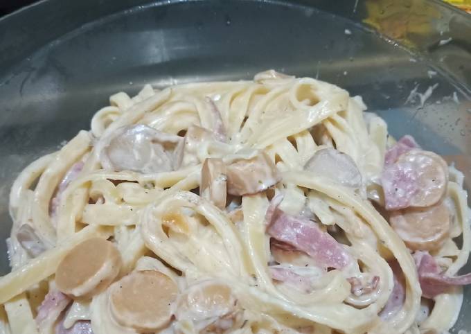 Fettucini simpel ala mama 3 A