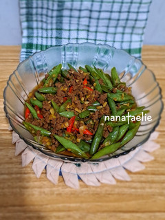 Foto resep Daging Giling Cah Buncis