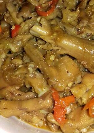 Foto resep Ceker ayam ekstra pedas