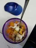 #9. Ide Sarapan Anak Kos (Telor separoh matang feat Ubi Rebus)