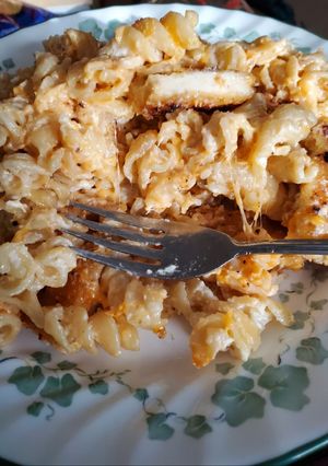 A picture of Cream Cheese Baked Pasta.