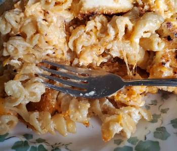 How To Making Recipe Cream Cheese Baked Pasta Delicious Simple