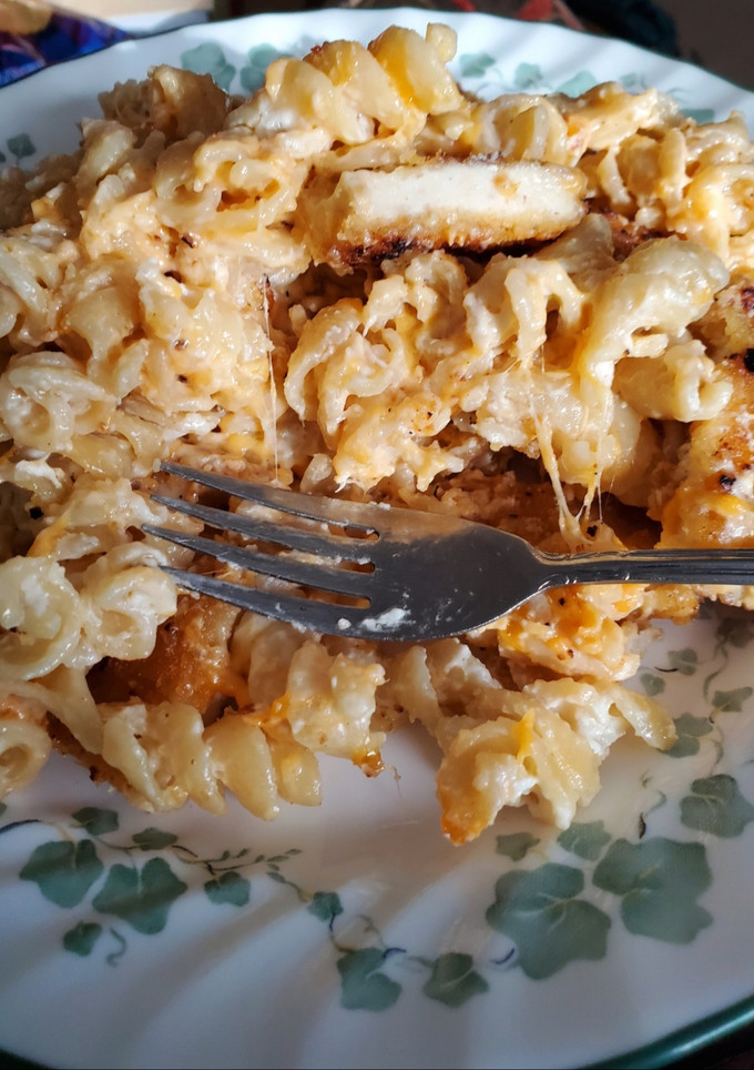 A picture of Cream Cheese Baked Pasta.