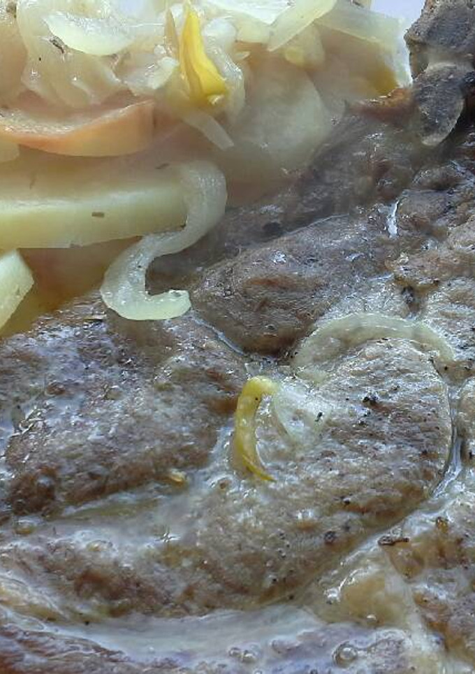 Una foto de Chuletas de cerdo al cava