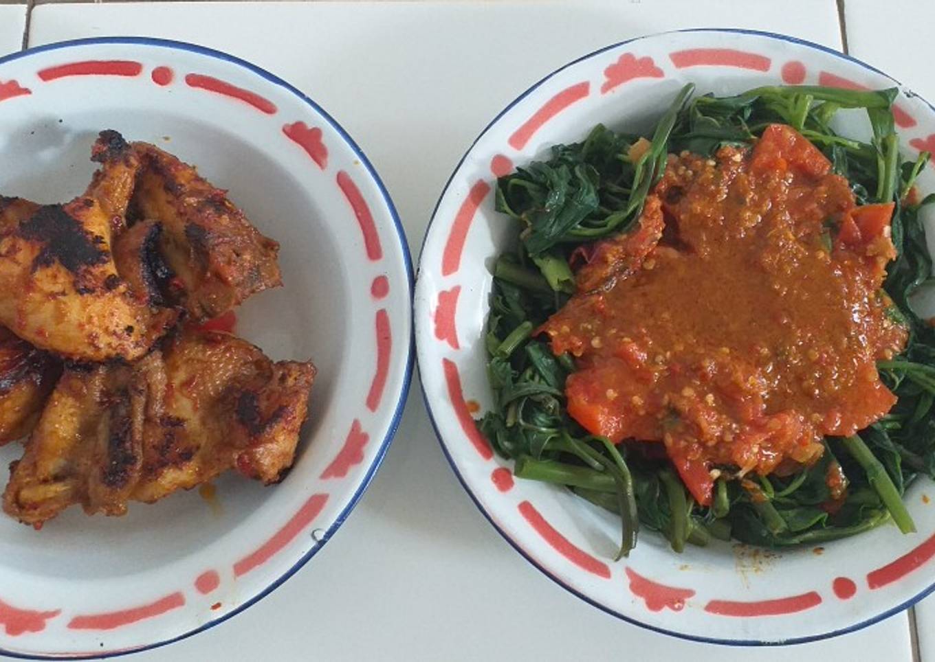 Set Ayam Panggang Taliwang Kangkung Ma Shisher