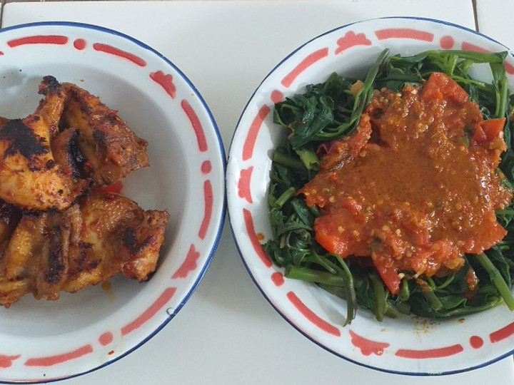 Wajib coba! Resep memasak Ayam Bakar Taliwang-Plecing Kangkung Ibu Embun dijamin spesial