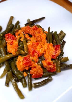 Una foto de Judías verdes a la Andaluza