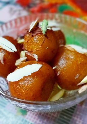 A picture of Mawa gulab jamun.