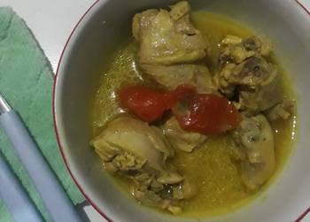 Siap Saji Opor Ayam Sederhana Sedap