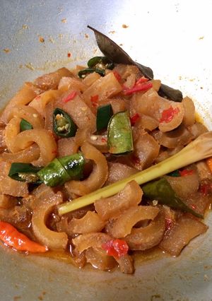 Foto resep Kikil oseng pedas