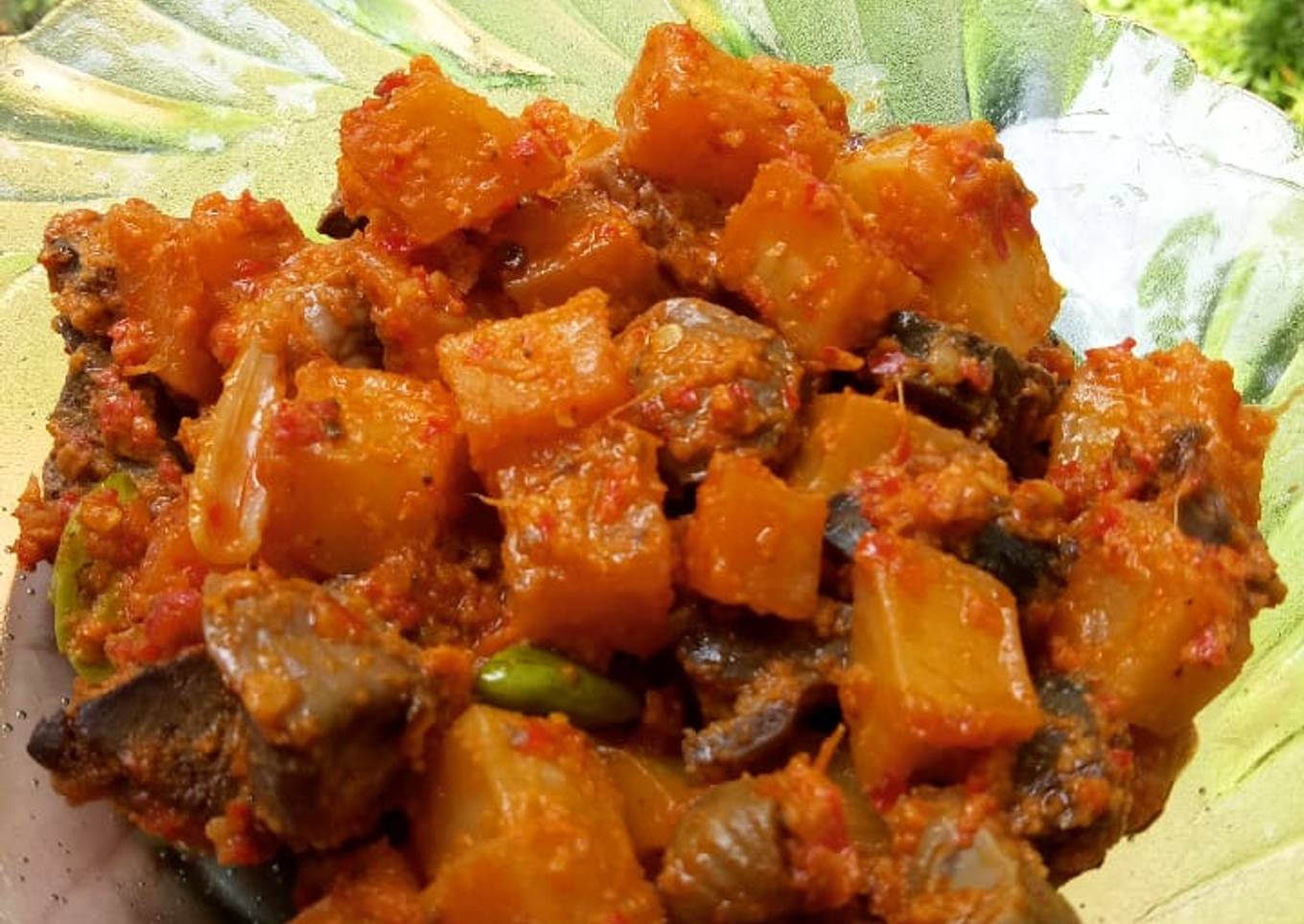 Sambel Goreng Kentang Ati Pete