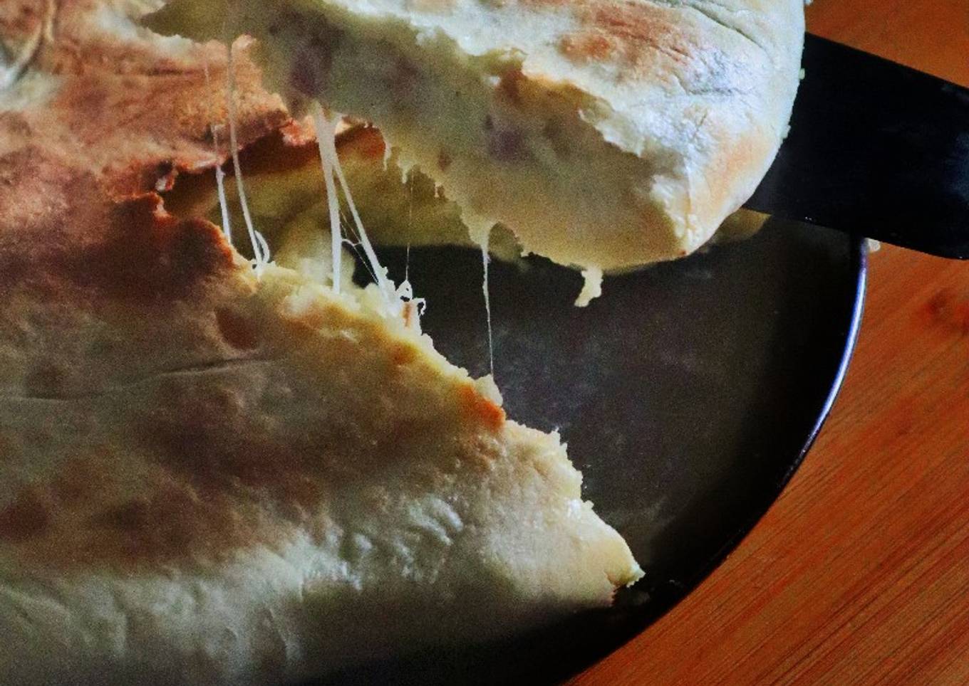 Potato bread with cheese