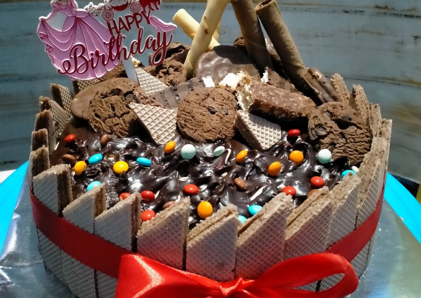 Black Forrest Panggang DCC Base birthday cake