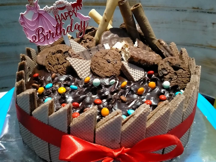 Langkah Mudah untuk Membuat Resep  Black Forrest Panggang DCC Base birthday cake yang Bikin Ngiler, Bisa Manjain Lidah