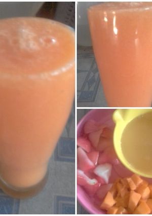 Foto resep Jus pepaya,jambu air,jeruk nipis (pjj) 😃
