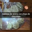 Galletas de avena con chips de chocolate