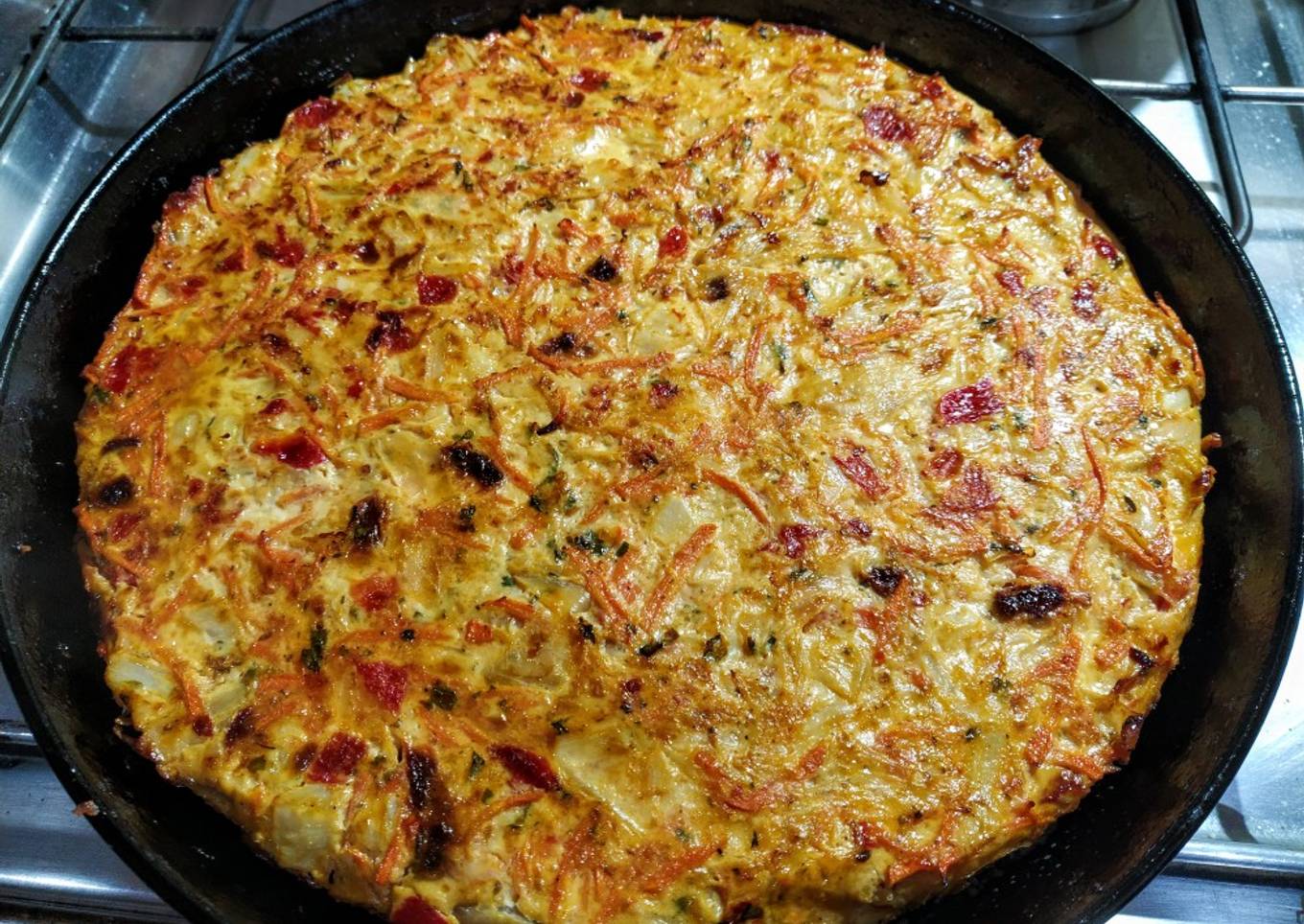 Tortilla de vegetales