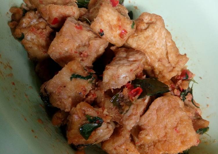 Cara meracik Rica-rica tempe tahu irit yang Sempurna