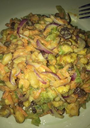 عکسی از دستور سالاد رژیمی
