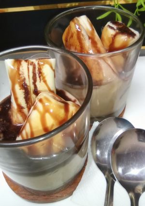 Foto resep Smoothies Coconut Bread Banana Chocolate Biscuit