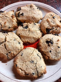 Una foto de COOKIES DE COCO y PASAS DE UVA sin gluten