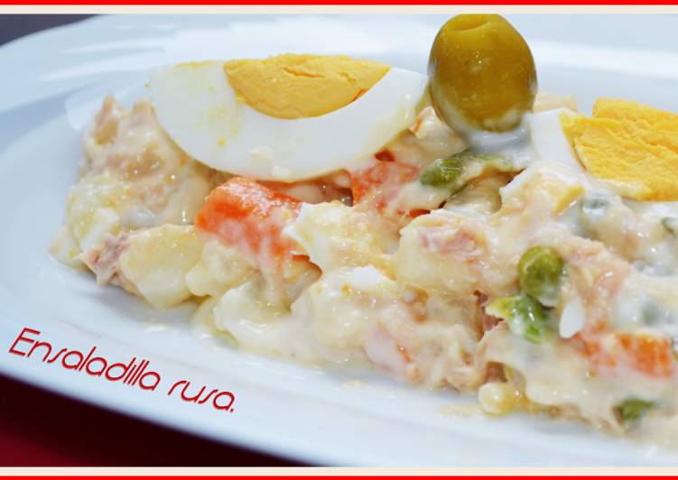 Ensaladilla rusa. (Thermomix)