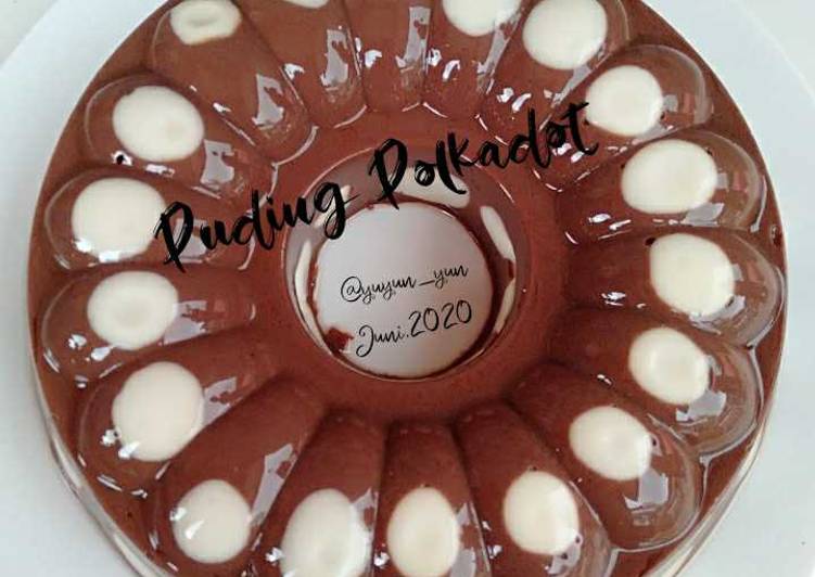 Resep: Puding Polkadot yang mudah