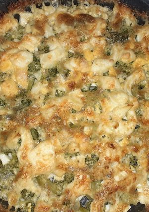 Una foto de Pastel de brócoli