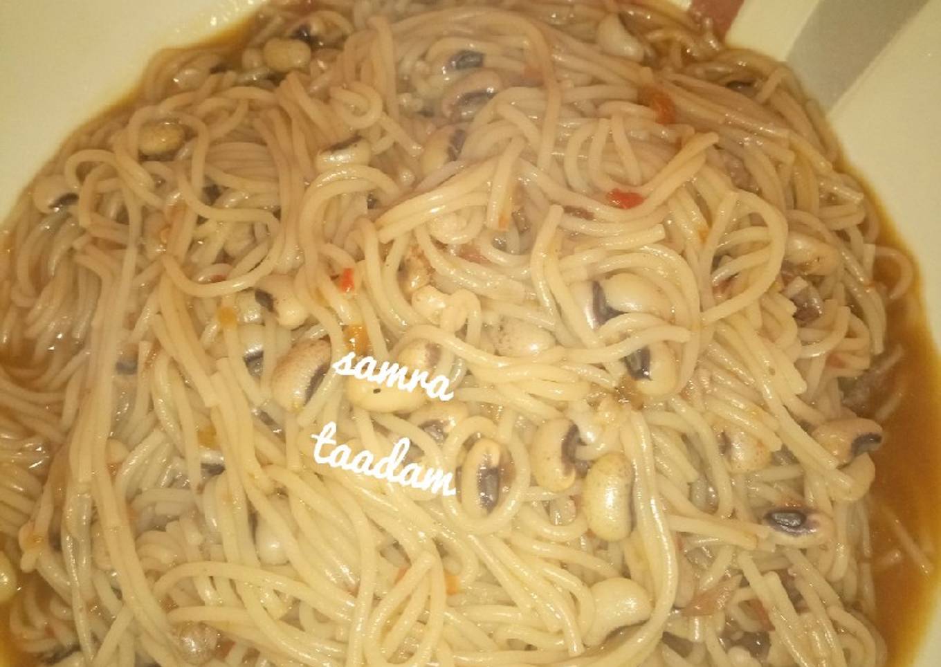 Spaghetti with Beans