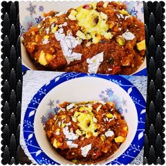Halwai style gajar ka halwa A picture of Halwai style gajar ka halwa.