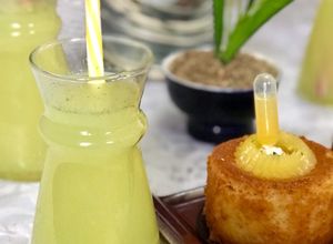 صورة لوصفة عصير الليمون والنعناع 🍋🍋