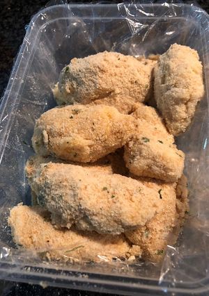 A picture of Baked Chicken Croquettes.