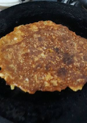 A picture of Lauki pancake(bottle guard).
