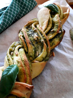 Foto di Treccia al pesto di basilico (di Giusy Schingaro)