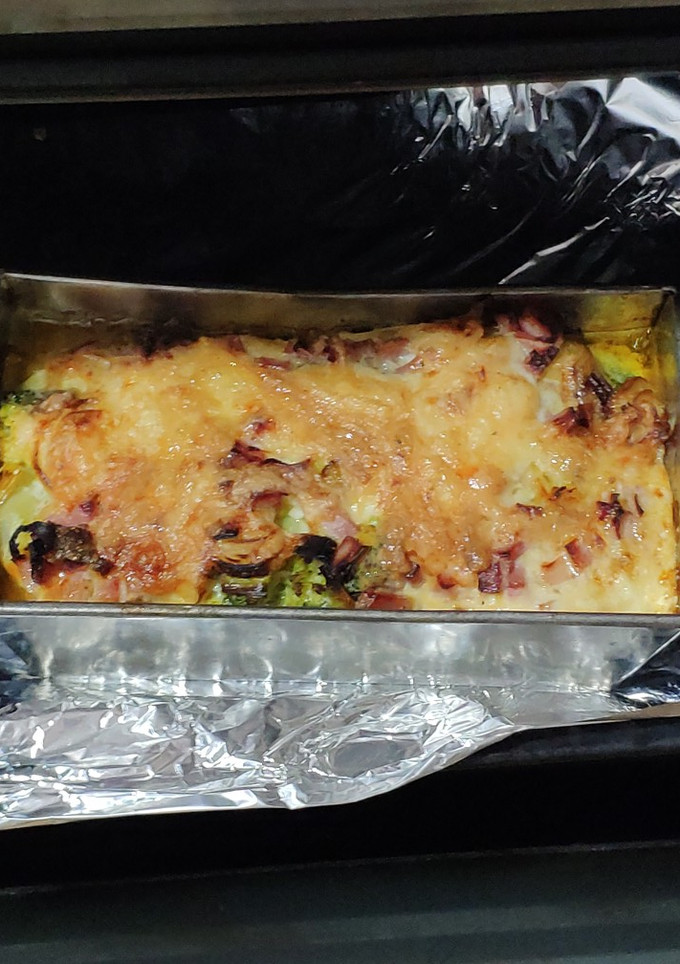 Una foto de Pastel de brócoli