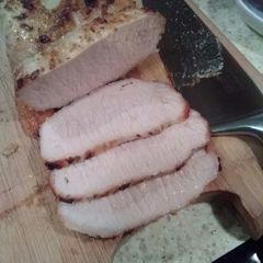 A picture of Bnls.Pork loin garlic and herbs roast.