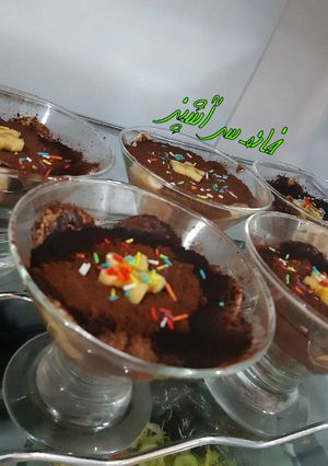 عکسی از دستور دسر یخچالی (خانم سرآشپز)