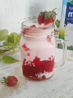Foto resep Korean Strawberry Milk