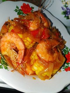 Foto resep Udang Saus Padang