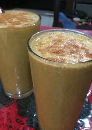 Una foto de Licuado de calabaza